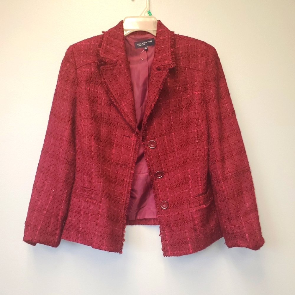 Plum Jones New York Tweed Blazer
